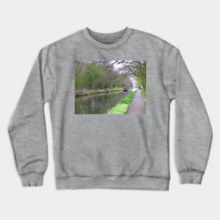 The Union Canal near Ratho, Scotland Crewneck Sweatshirt